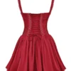 Pietra Cherry korsettenminijurk