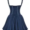Pietra French Navy korsettenminijurk