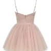 Princess French Rose Tule Mini Jurk