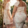 Princess Rose Print Mini Jurk