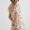 Princess Rose Print Mini Jurk
