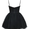 Princess zwarte tule mini-jurk