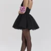 Princess zwarte tule mini-jurk