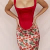 Rafa Scarlet satijnen lang model Korsetten