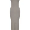 Rea Smoke Bodycon Maxi-jurk