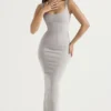 Rea Smoke Bodycon Maxi-jurk