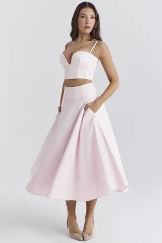 Rita Ballerina Roze A-lijn Midi-rok