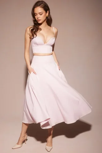 Rita Ballerina Roze A-lijn Midi-rok