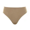 Roberta Tan gebreide midi-jurk