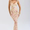 Robina maxi-jurk met Honeyflower-print