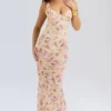 Robina maxi-jurk met Honeyflower-print