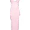 Romy Roze Mesh Bodycon Maxi-jurk