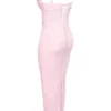 Romy Roze Mesh Bodycon Maxi-jurk