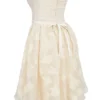 Saige Vintage crèmekleurige mini-jurk met bloemenprint