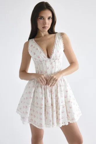 Salma Rose mini-jurk met print