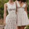 Salma Rose mini-jurk met print