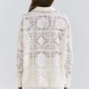 Samah wit katoen overhemd met broderie anglaise