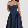 Samaria French Navy korsetjurk voor de zomer