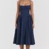 Samaria French Navy korsetjurk voor de zomer