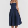 Samaria French Navy korsetjurk voor de zomer