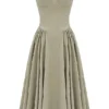 Samaria Taupe korsetjurk voor de zomer
