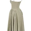 Samaria Taupe korsetjurk voor de zomer