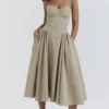 Samaria Taupe korsetjurk voor de zomer