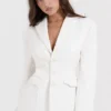 Sariah ivoorkleurige getailleerde Blazer