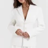 Sariah ivoorkleurige getailleerde Blazer
