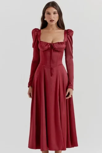 Sebille Ruby Midi-jurk met korset