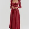 Sebille Ruby Midi-jurk met korset