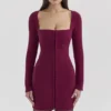 Selene Berry Bodycon mini-jurk