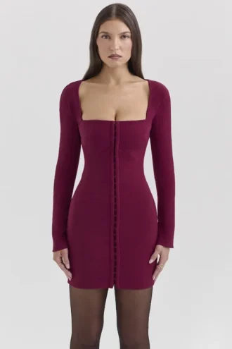 Selene Berry Bodycon mini-jurk