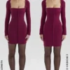Selene Berry Bodycon mini-jurk