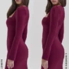 Selene Berry Bodycon mini-jurk