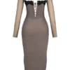 Seraphina Smoke korsetten-jurk