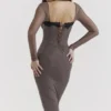 Seraphina Smoke korsetten-jurk