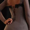 Seraphina Smoke korsetten-jurk