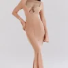 Sereia Sorbet metallic gebreide maxi-jurk