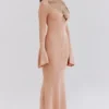 Sereia Sorbet metallic gebreide maxi-jurk