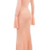 Sereia Sorbet metallic gebreide maxi-jurk