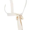 Seychelles Vanilla bikini top met strikjes