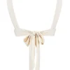 Seychelles Vanilla bikini top met strikjes
