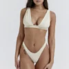 Seychelles Vanilla bikini top met strikjes