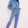 Halo Azure katoenen fleece-rug oversized Hoodie