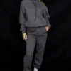 Sky donkergrijze joggingbroek met fleece achterkant
