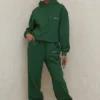 Sky Green joggingbroek met fleece binnenkant