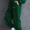 Sky Green joggingbroek met fleece binnenkant