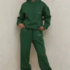 Sky Green joggingbroek met fleece binnenkant