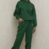 Sky Green joggingbroek met fleece binnenkant
